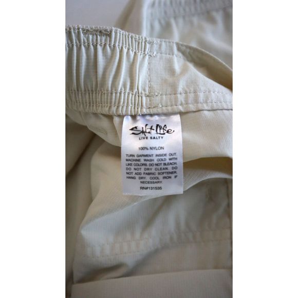 Salt Life SLM4013 Men's Size Large Sand Topwater 6" Hybrid Board Shorts $56 - Picture 4 of 10